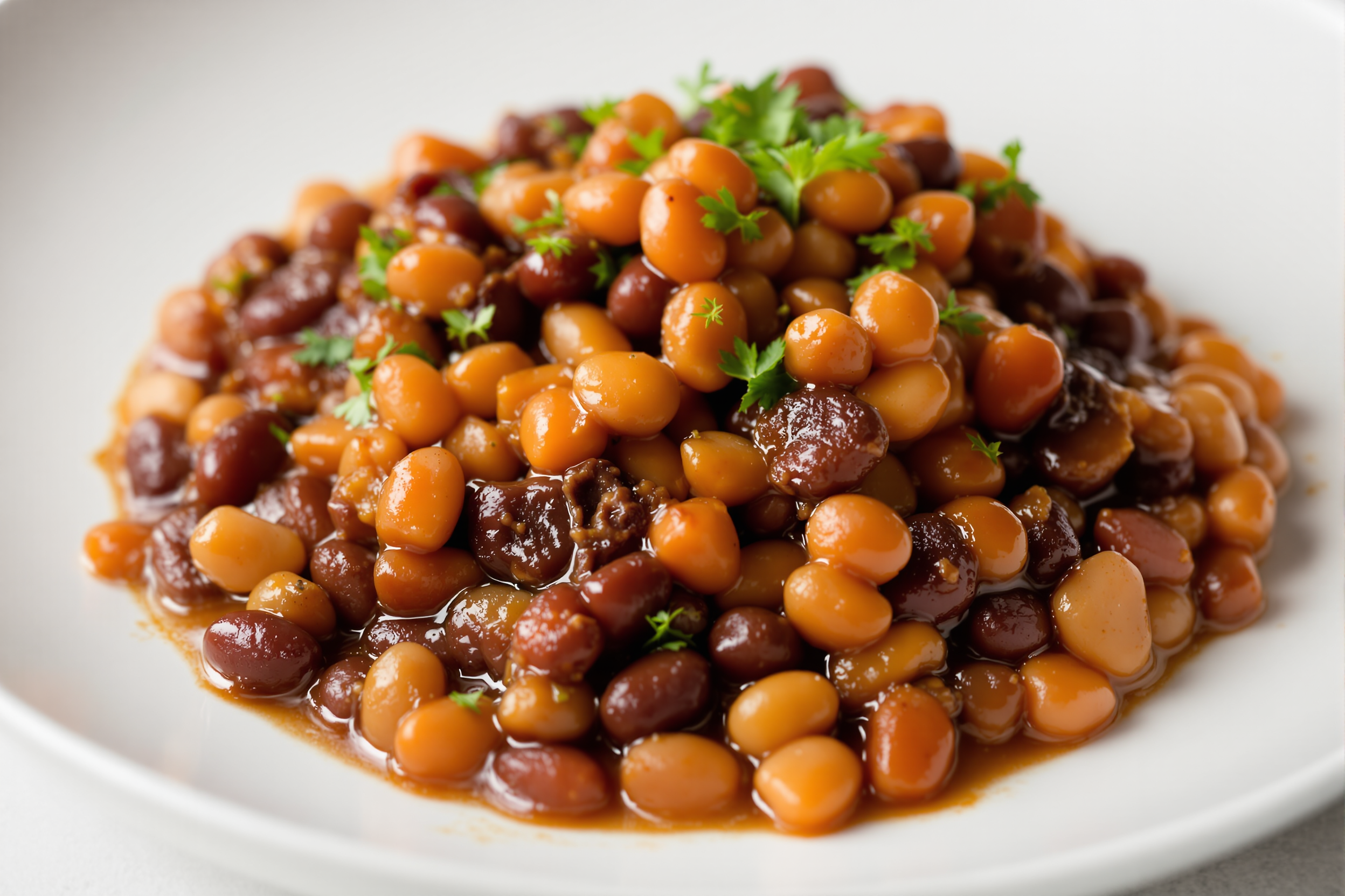 Specimen photograph for Cowboy Beans (Molasses, Beef & Smoke)