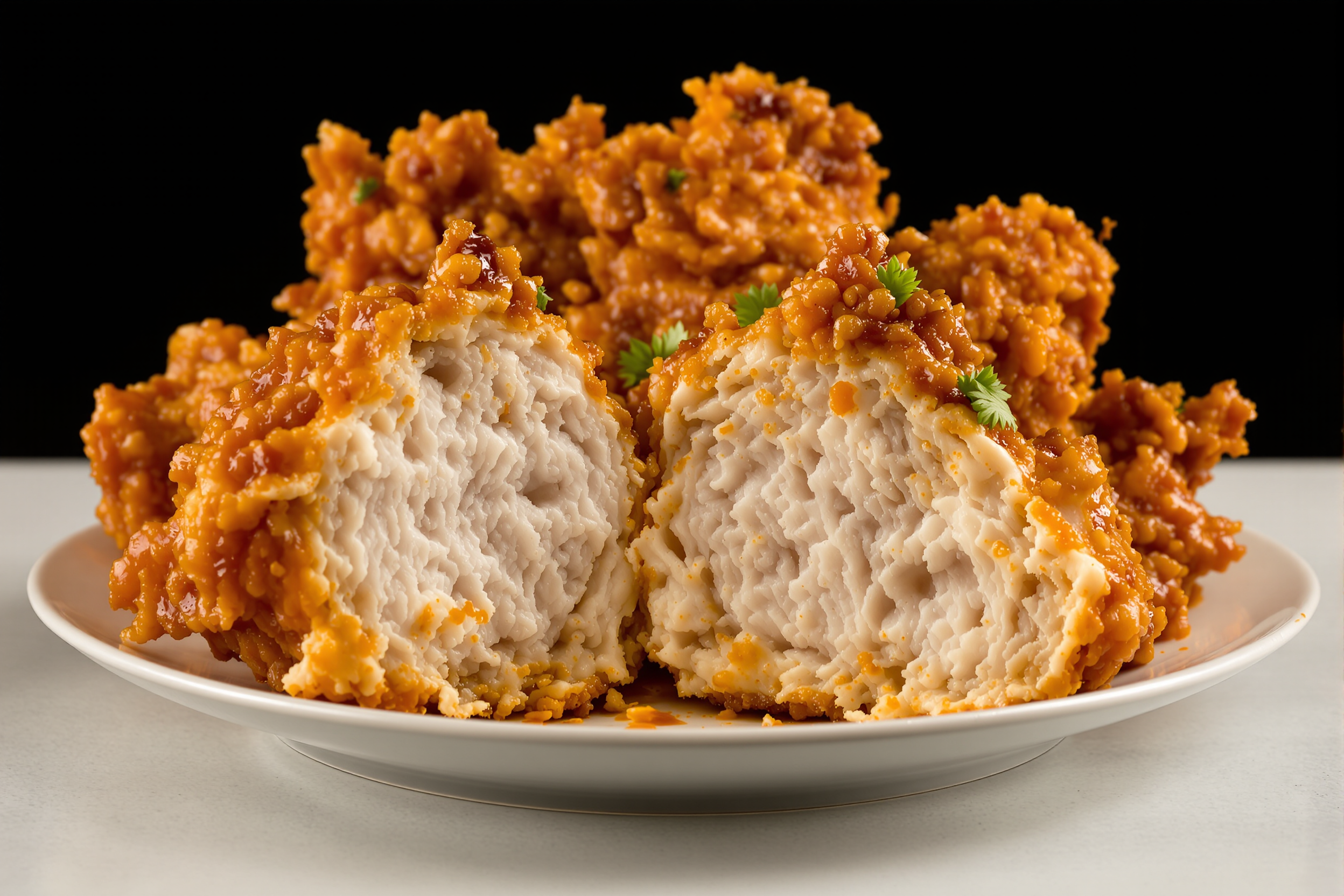 Specimen photograph for Spicy Korean Fried Chicken (Yangnyeom Dak)